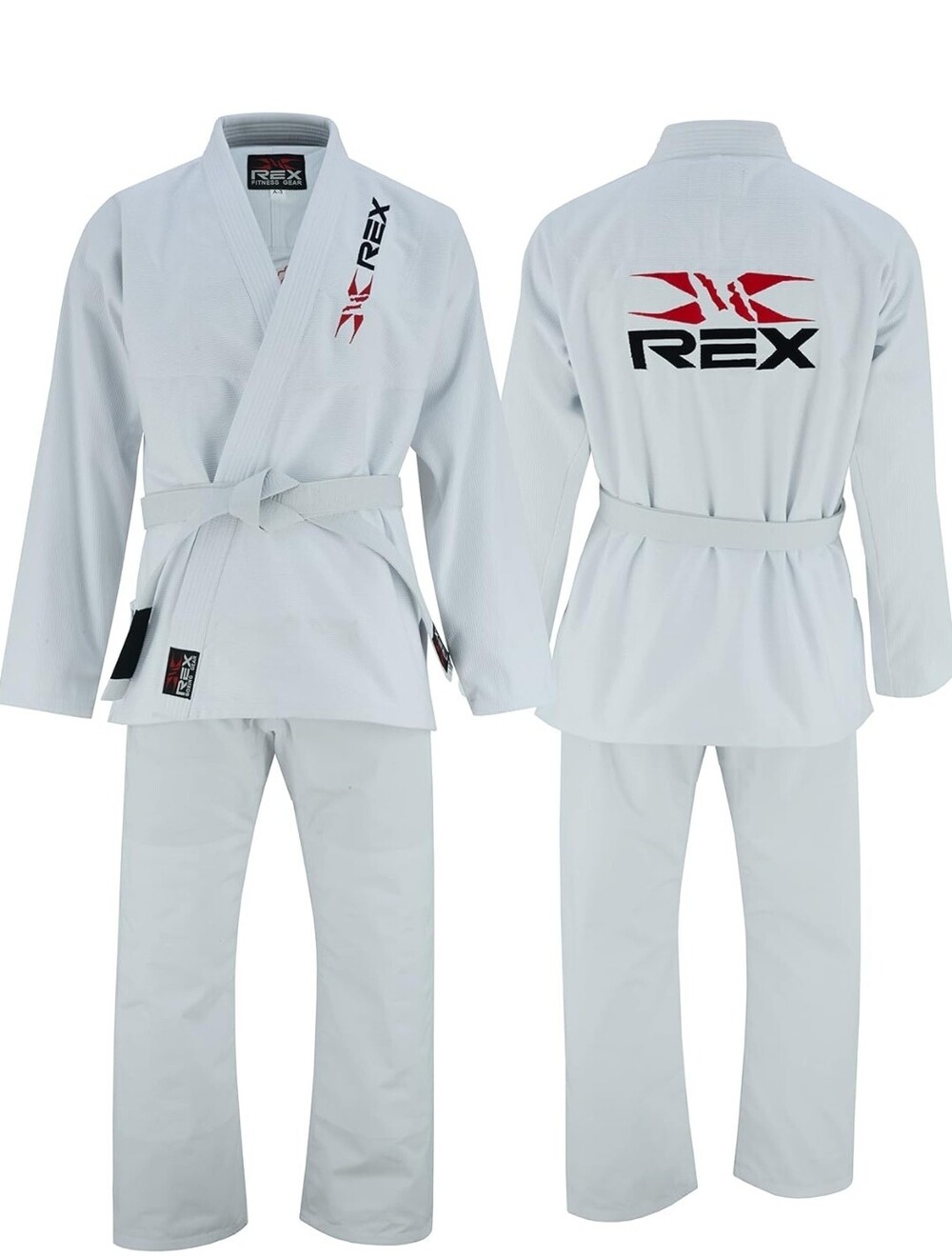Rex Double Weave BJJ Gi Kimono, 100% cotton Preshrunk, Jiu Jitsu  Uniform K2